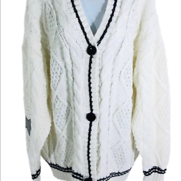 NEW Women’s RETRO style oversize chunky cardigans - Picture 2 of 5